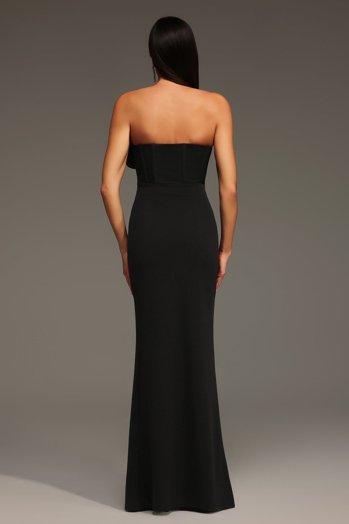 Sleeveless Flowers Slit Bandage Maxi Dress