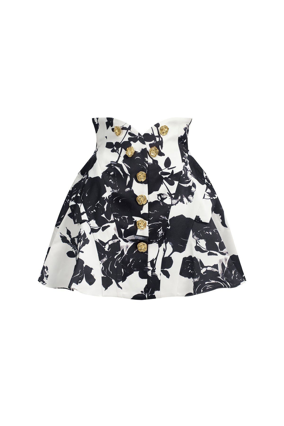 Eithne Long Sleeve Printing Mini Two-Piece Set