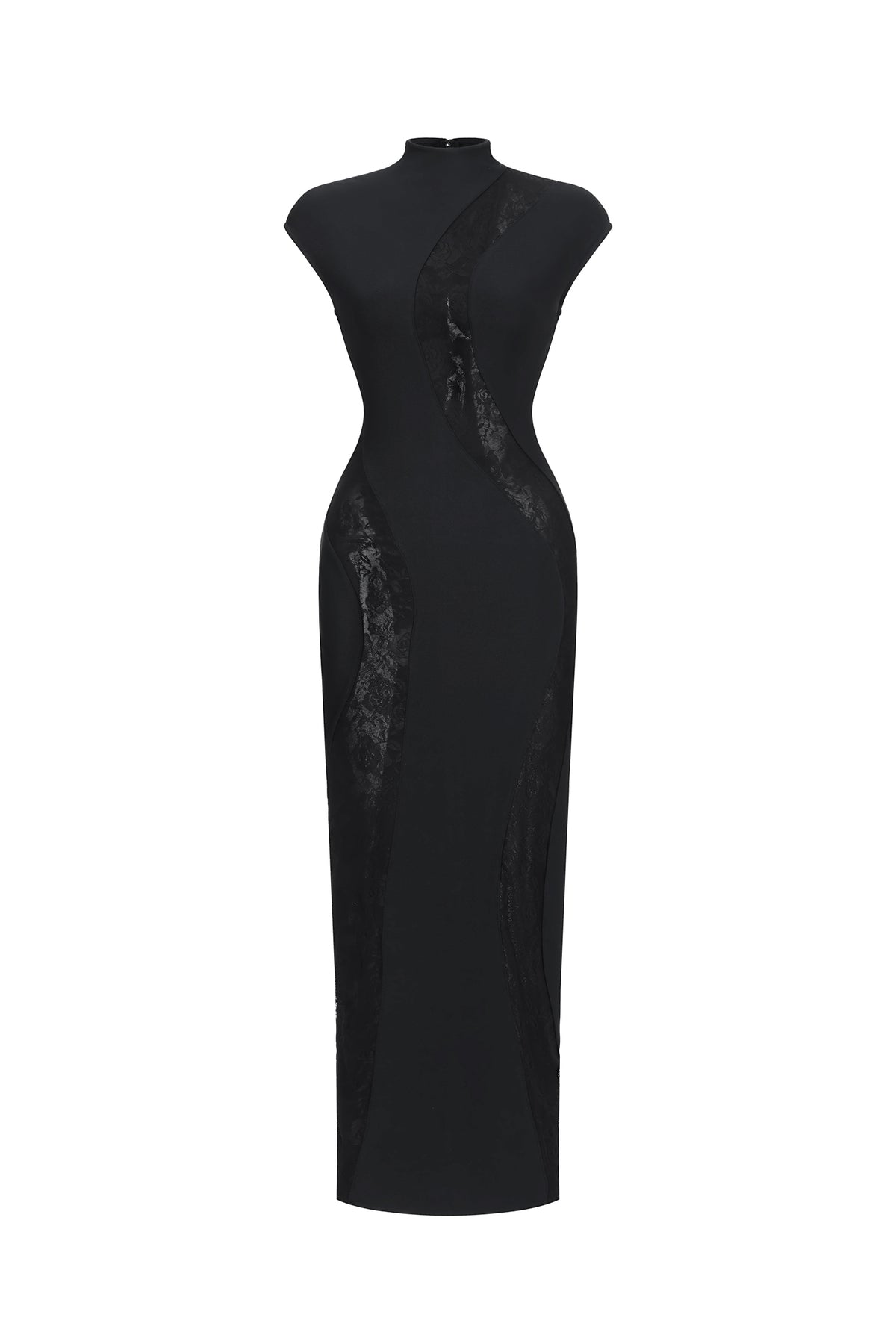 Rotte Sleeveless Lace Bandage Maxi Dress