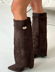 Brown Suede