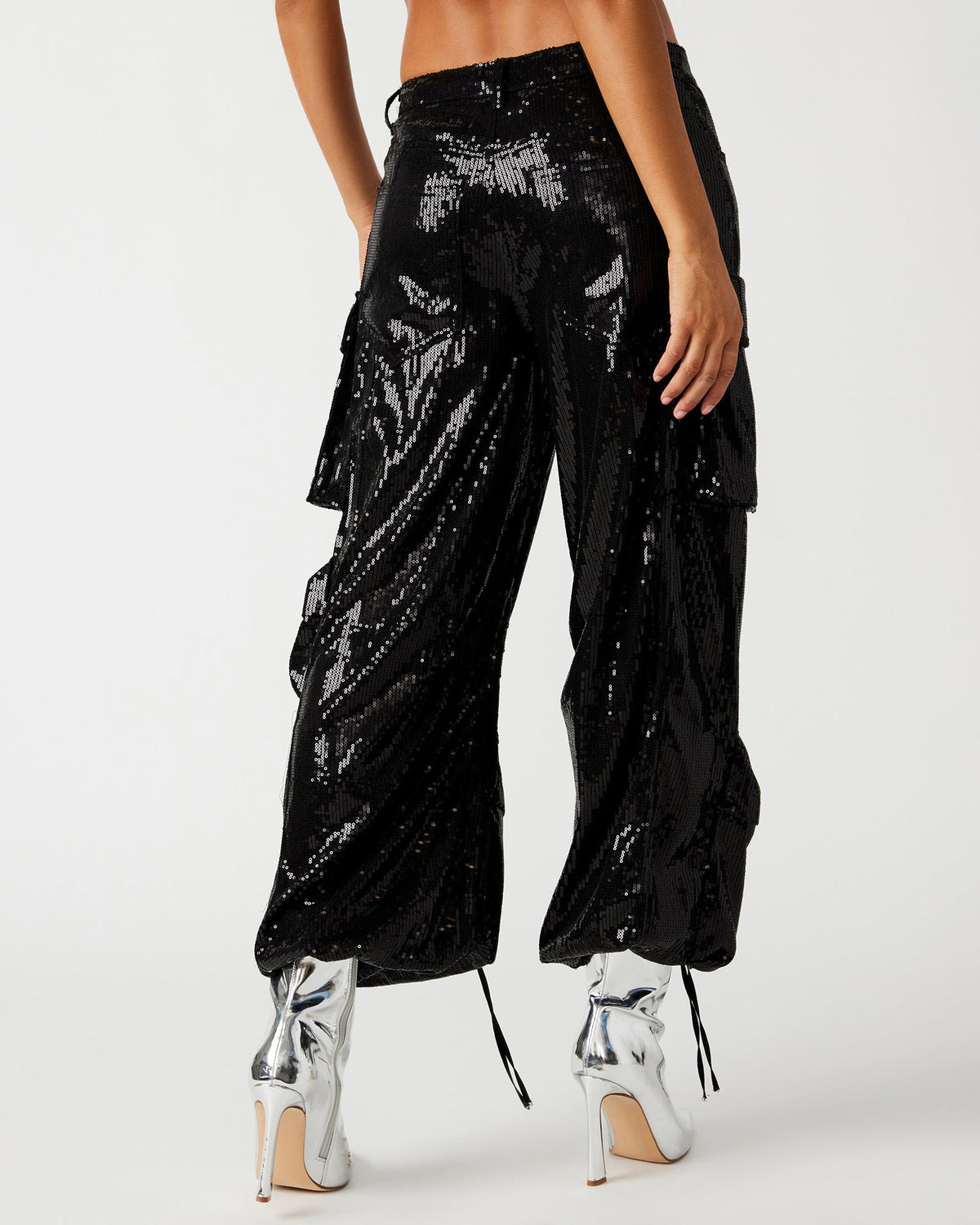 Duo Sequin Pant – Black