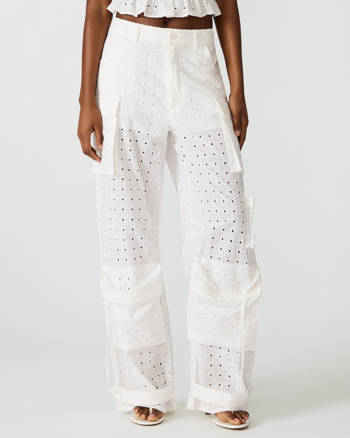 Duo Pant – White Eyelet