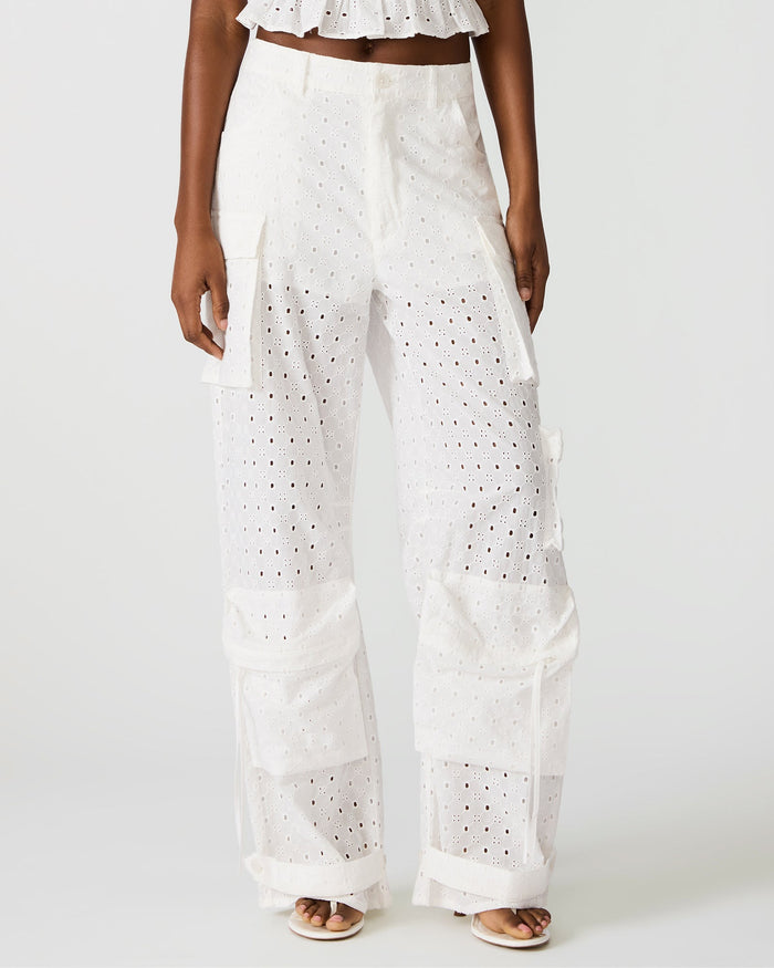 Duo Pant – White Eyelet