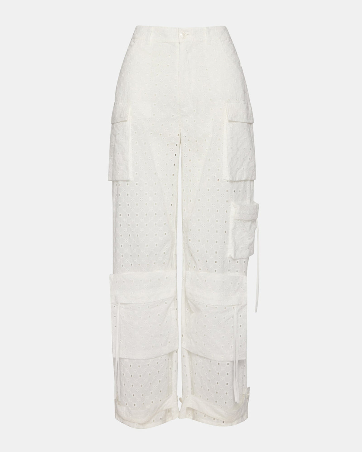Duo Pant – White Eyelet