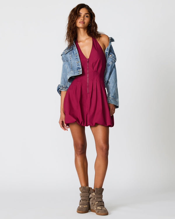 Dianna Dress – Dark Red