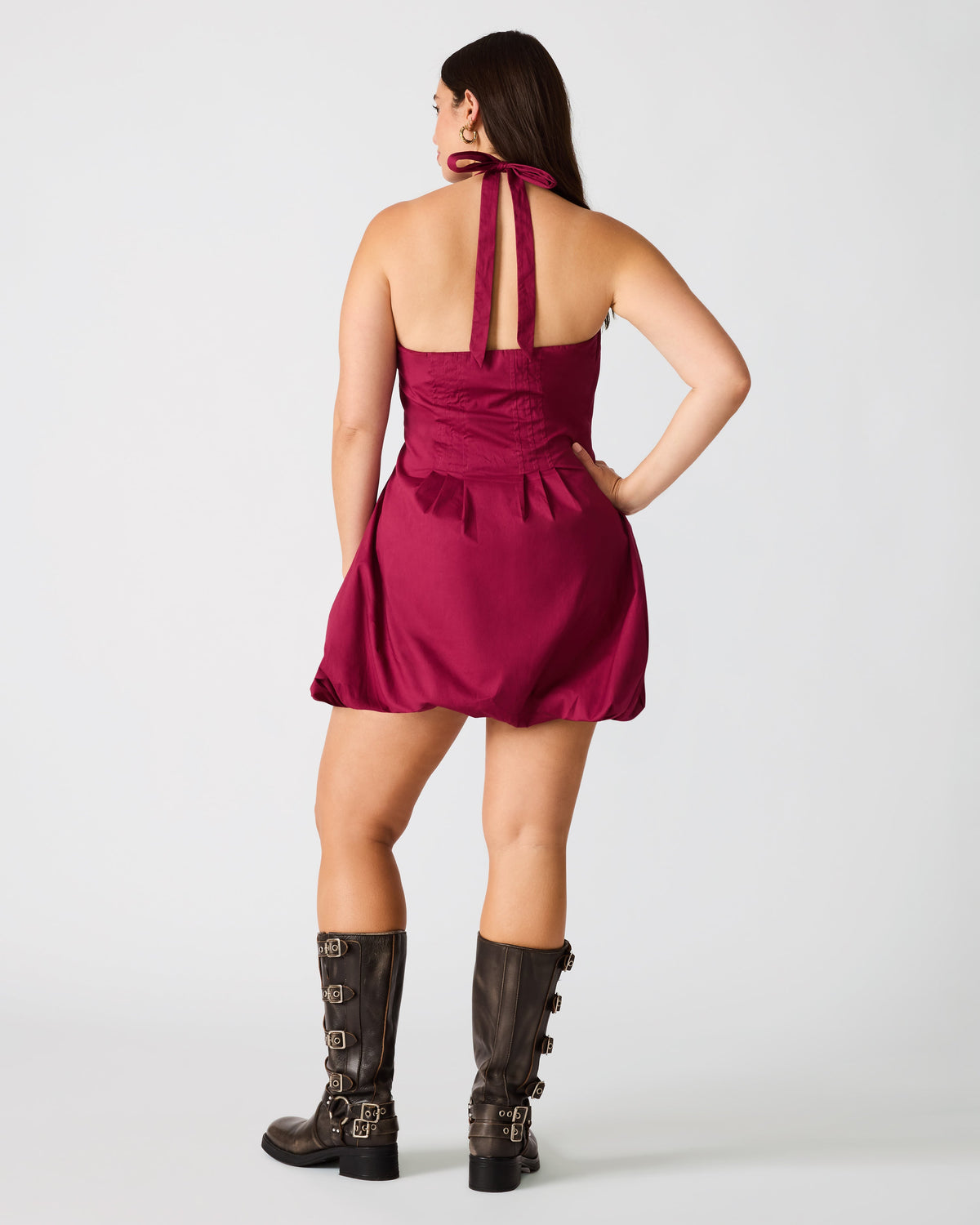 Dianna Dress – Dark Red