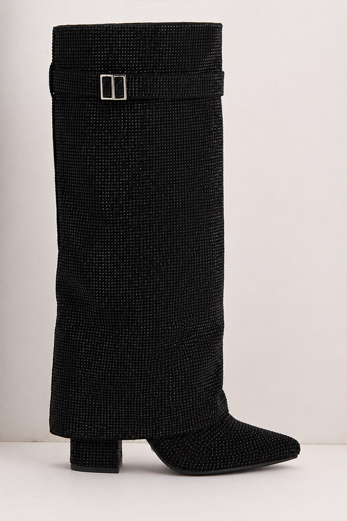 Berlin Suede Black Boots